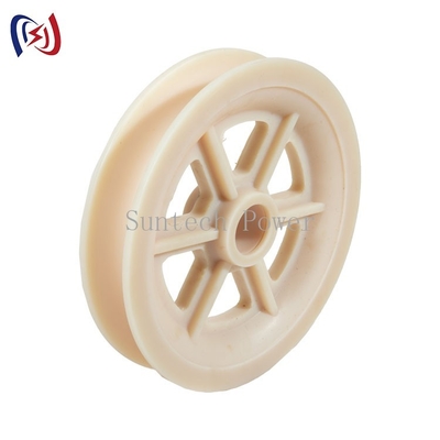 508x100mm MC Nylon Pulley Wheels Conductor Stringing Block With Bearings