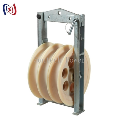 916mm Bundled Conductor Stringing Pulley Blocks for Overhead Line