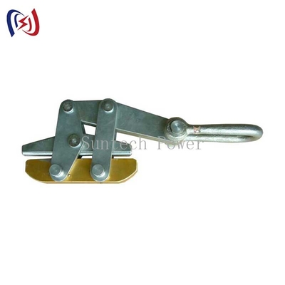 Anti Twist Steel Rope Conductor Gripper Cable Pulling Clamp การสตริงของสายส่ง