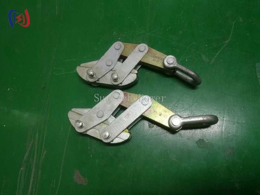 Anti Twist Steel Rope Conductor Gripper Cable Pulling Clamp การสตริงของสายส่ง