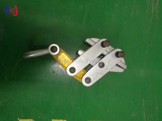 Anti Twist Steel Rope Conductor Gripper Cable Pulling Clamp การสตริงของสายส่ง