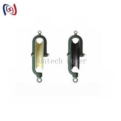 อุปกรณ์เชือกสายการนํา Anti Lifting ปล่อย pulley สําหรับสายเรียบและการวางสายการนํา