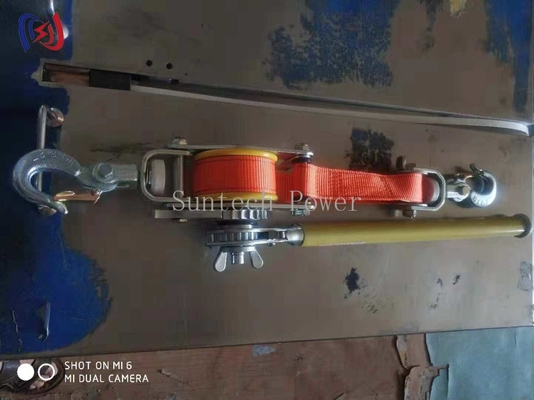 ตัวขันแน่นหุ้มฉนวนไฟฟ้าแรงสูง ป้องกันกระแสไฟฟ้าได้สูงสุด 15kV โครงสร้างไนลอนที่ไม่นำไฟฟ้า สำหรับการบำรุงรักษาสายส่งไฟฟ้าแรงสูง