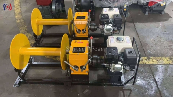 เครื่องลากสายไฟฟ้าขนาด 5T สําหรับการติดตั้งสายไฟฟ้าใต้ดิน