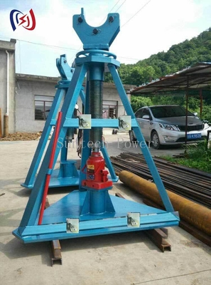 HydraulicColumnTypeCableReelStand ปรับความสูง08m ถึง20m สําหรับโครงการHVP