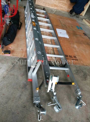 บันไดตะขอโลหะผสมอลูมิเนียม 2.5 เมตร รับน้ำหนัก 1.5KN