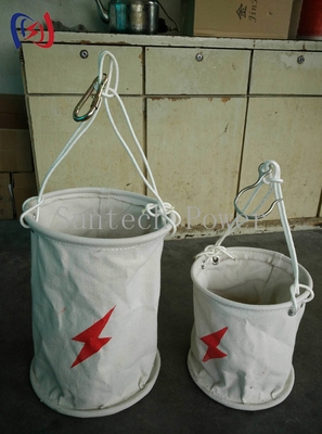 กระเป๋าเครื่องมือผ้าใบทรงกระบอกสำหรับที่สูง 20-50 ลิตร ทนทาน