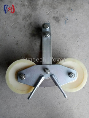 บล็อคผูกเชือก Tandem Sheave 25KN Load อลูมิเนียม/ไนลอน Sheave