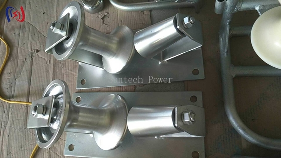 รอลเลอร์หมุนสายไฟฟ้า 10KN สําหรับการติดตั้งสายไฟฟ้าใต้ดิน