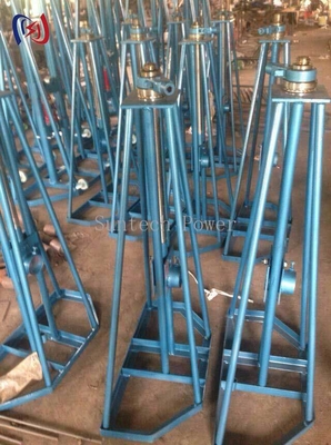 ขาตั้งรีลเหล็กสำหรับงานหนักสำหรับการติดตั้งสายเคเบิล 10-50KN