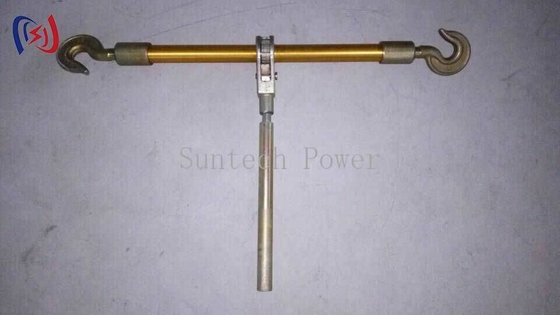 ตัวปรับความตึงอลูมิเนียมแบบตะขอคู่ 10-50KN สำหรับการติดตั้งสายตัวนำ