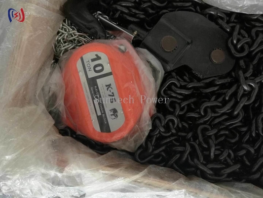 เครื่องยกโซ่มือ 5-200KN สําหรับการก่อสร้างสายไฟฟ้า