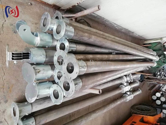 เสาติดตั้งสายไฟทรง A แบบท่อ LBGR120A สำหรับการก่อสร้างเสาส่งไฟฟ้า
