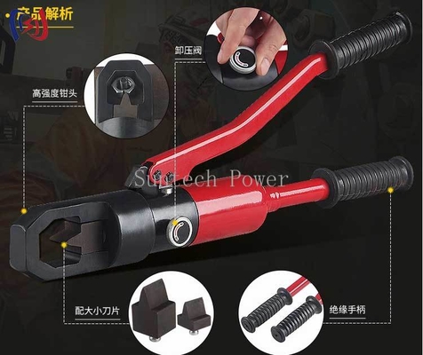 เครื่องมือผ่าหัวน็อตไฮดรอลิก 100-160KN สำหรับน็อต M8-M41