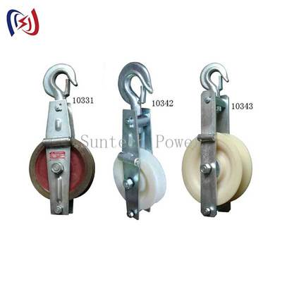 รอกสายดินสำหรับงานหนักพร้อมพิกัดน้ำหนัก 5kn-150kn และขนาดลูกรอก 660x560x100 มม. สำหรับงานก่อสร้างโครงข่าย