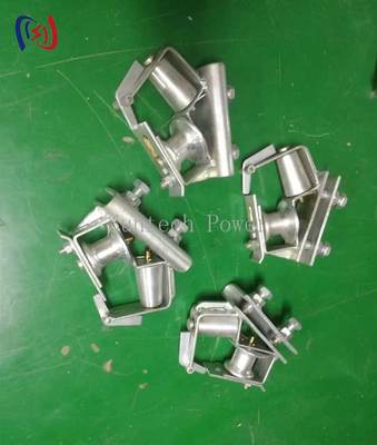 บล็อกร้อยสายตัวนำไฟฟ้าทนทานพร้อมรัศมีการโค้งงอ R570 และขนาดรอกที่ปรับแต่งได้เพื่ออายุการใช้งานหนึ่งปี