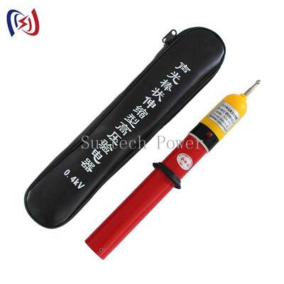 เครื่องตรวจจับไฟฟ้าแรงสูงสำหรับการทดสอบสายไฟฟ้าที่มีแรงดันไฟฟ้า 10-500KV และการทำงานแบบไม่สัมผัสเพื่อแสดงแรงดันไฟฟ้าที่ชัดเจน