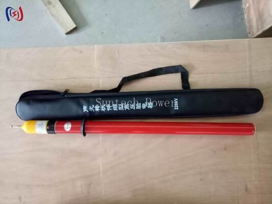 เครื่องตรวจจับไฟฟ้าแรงสูงสำหรับการทดสอบสายไฟฟ้าที่มีแรงดันไฟฟ้า 10-500KV และการทำงานแบบไม่สัมผัสเพื่อแสดงแรงดันไฟฟ้าที่ชัดเจน