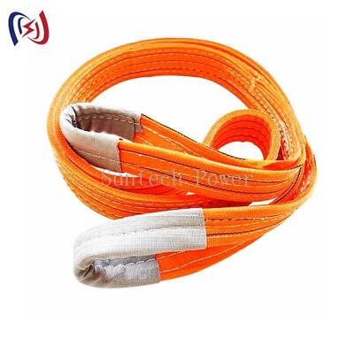 Heavy Duty Hoisting Belt with 10-300KN Rated Load for Safe Non-Conductive and Corrosion Resistant Lifting of Electrical Equipment