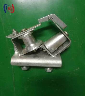 โบล็อกสตริงเกอร์สไควอร์ดสําหรับการหมุน 90 องศาของตัวนําด้วยภาระปริมาณ 5KN ในการก่อสร้างสายไฟฟ้าในเมือง