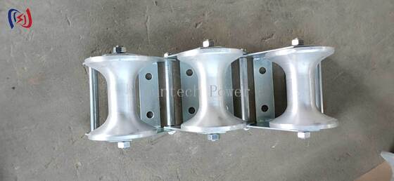 โรเลอร์หมุนหัวเคเบิ้ลความจางระดับ 10-20KN แบบมืออาชีพ พร้อมโพลีเอธิลีนทนทานต่อการกัดกร่อน