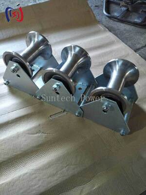 โรเลอร์หมุนหัวเคเบิ้ลความจางระดับ 10-20KN แบบมืออาชีพ พร้อมโพลีเอธิลีนทนทานต่อการกัดกร่อน