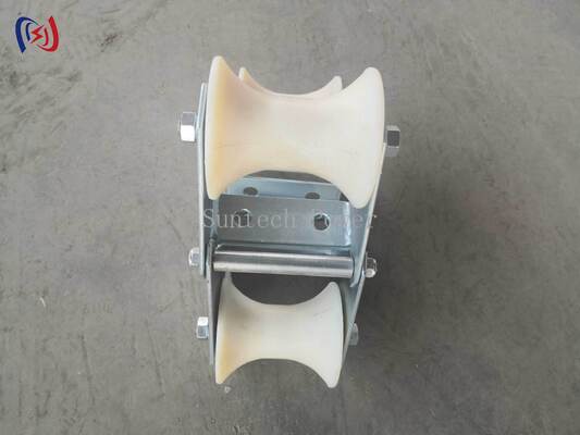 โรเลอร์หมุนหัวเคเบิ้ลความจางระดับ 10-20KN แบบมืออาชีพ พร้อมโพลีเอธิลีนทนทานต่อการกัดกร่อน