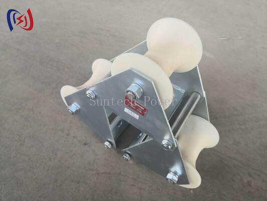 โรเลอร์หมุนหัวเคเบิ้ลความจางระดับ 10-20KN แบบมืออาชีพ พร้อมโพลีเอธิลีนทนทานต่อการกัดกร่อน