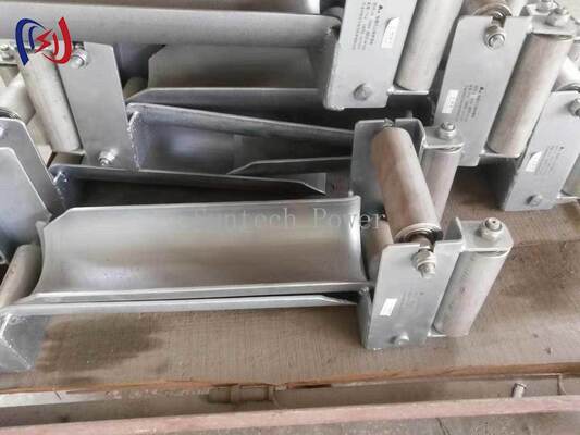 โรลเลอร์เคเบิลกรอบมืออาชีพที่มีกว้างเคเบิลสูงสุด 180 มม, ความจุ 20KN, และการออกแบบที่ทนทานต่อการละลายสําหรับการติดตั้งใต้ดิน