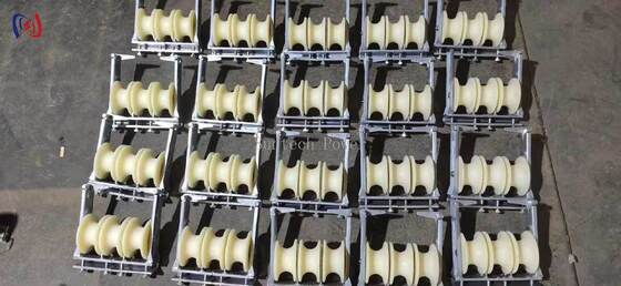 ภาระหนัก บล็อคสตริงเกอร์สามคันสําหรับการติดตั้งสายนําพวงด้วยภาระปริมาณ 5KN