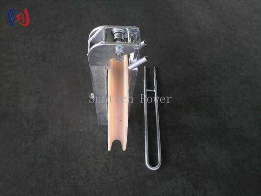 โบล็อกสายเชือกมืออาชีพสําหรับเฮลิคอปเตอร์ Φ508×75 Sheave และ 1-5 Sheave สําหรับการติดตั้งเครื่องนําทางอากาศ