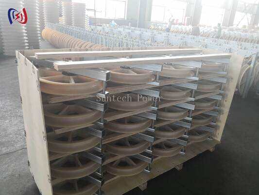 โบล็อกสายเชือกมืออาชีพสําหรับเฮลิคอปเตอร์ Φ508×75 Sheave และ 1-5 Sheave สําหรับการติดตั้งเครื่องนําทางอากาศ