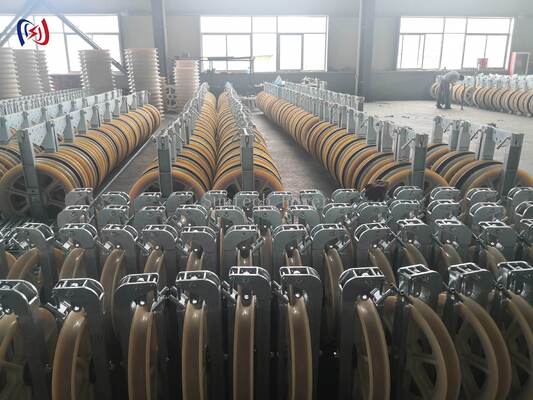 โบล็อกสายเชือกมืออาชีพสําหรับเฮลิคอปเตอร์ Φ508×75 Sheave และ 1-5 Sheave สําหรับการติดตั้งเครื่องนําทางอากาศ