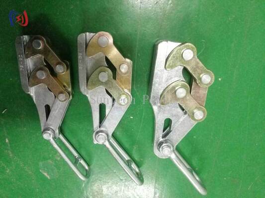 เครื่องจับสายดินแบบมืออาชีพแบบสองแคม มีความจุ 10-30KN สําหรับสายไฟขนาด 11-15 มม และกันคอรซิชั่น Come Along