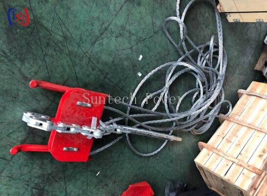 บอร์ดหัวมืออาชีพสําหรับสายนําสามพวงที่มีภาระเรียง 100-180KN, กณิตศาสตร์สามเหลี่ยมที่แม่นยํา, และสับสนทานต่อการกัดกรองอลูมิเนียม