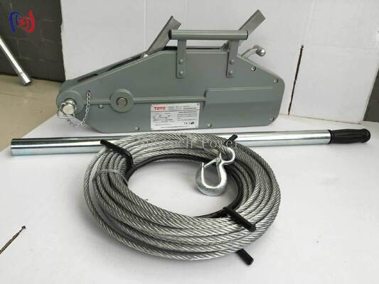 เครื่องยกมือสายใยพกพา พร้อมการยก 8-54KN สําหรับการทํางานด้วยมือโดยไม่ต้องใช้พลังงานภายนอก