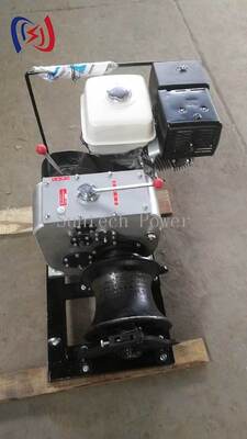 เครื่องเลื่อนแรงมืออาชีพ 4.04-9.6KW สําหรับการดึงสายไฟฟ้าหนักและการเชื่อมสายไฟฟ้าในงานสายไฟฟ้า