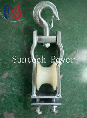 แบบอาชีพนั่งและแขวน แบบใช้งานสองครั้ง บล็อคสตริงก์ด้วยภาระเรียง 5-20KN และขนาด sheave 80x50mm สําหรับการติดตั้งสายอากาศ