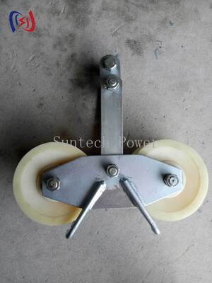รอกสายเคเบิลแบบ Tandem ระดับมืออาชีพสำหรับการติดตั้งสายไฟหลายเส้นพร้อมกัน รับน้ำหนักได้ 25KN และรอกที่ออกแบบอย่างแม่นยำ