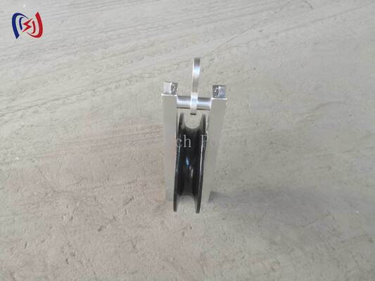 300KN ความเร็วสูงการหมุน pulley กับสแตนเลส sheave ลดการขัดแย้ง