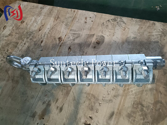 ประเภทหลายส่วนมาพร้อมกับแคลมป์พร้อมโหลดพิกัด 90-150KN และแรงบิดขันแน่น 150N.m สำหรับการร้อยสายส่ง