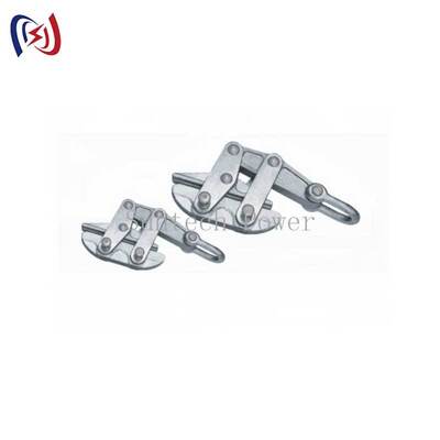 Anti Twist Steel Rope Gripper Come Along Clamp ด้วยภาระปริมาณ 50-200KN สําหรับสายส่งสาย 11-30 มม.