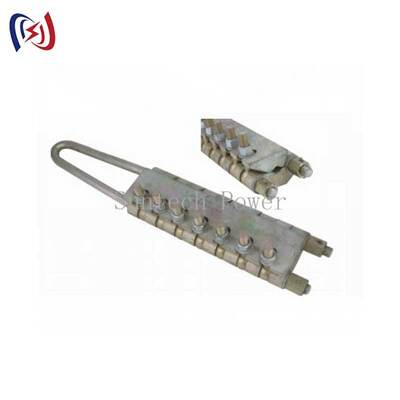 โบลท์ประเภท Anti Twist Steel Rope Gripper Come Along Clamp 20-100KN สําหรับสายการส่งสายการสตริ้งกว้าง 7-24mm