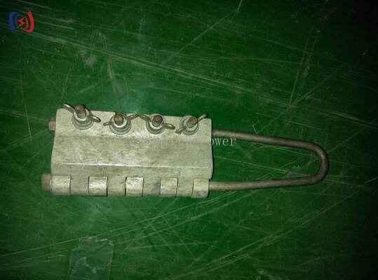 โบลท์ประเภท Anti Twist Steel Rope Gripper Come Along Clamp 20-100KN สําหรับสายการส่งสายการสตริ้งกว้าง 7-24mm