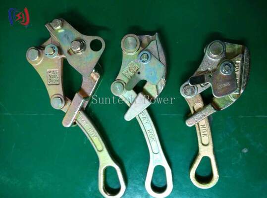 มหาวิทยาลัย Gripper Come Along Clamp สําหรับสายการส่งสายการสตริงด้วยภาระเรียง 10-30KN กว้าง 2.5-32mm และน้ําหนัก 1.3-2.8KG