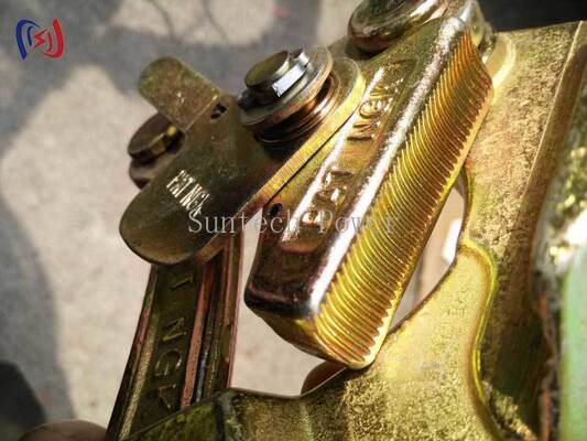 มหาวิทยาลัย Gripper Come Along Clamp สําหรับสายการส่งสายการสตริงด้วยภาระเรียง 10-30KN กว้าง 2.5-32mm และน้ําหนัก 1.3-2.8KG