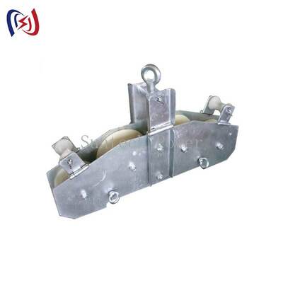 OPGW Stringing Block with 10KN Rated Load R570 Radius Bend สําหรับการติดตั้งสายไฟเบอร์ออปติก