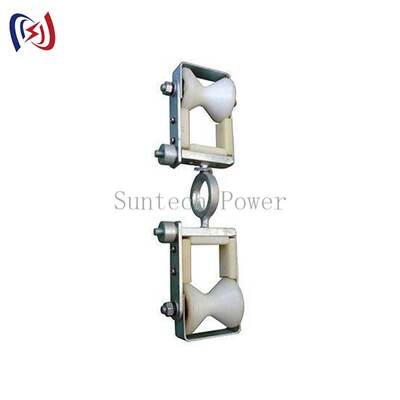 OPGW Stringing Block with 2KN Nominated Load สําหรับการติดตั้งสายไฟเบอร์ออปติก และการออกแบบแบบ double sheave