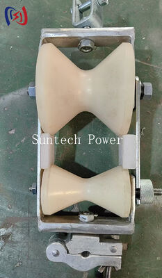 OPGW Stringing Block with 2KN Nominated Load สําหรับการติดตั้งสายไฟเบอร์ออปติก และการออกแบบแบบ double sheave
