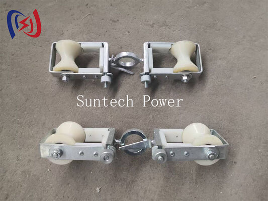 OPGW Stringing Block with 2KN Nominated Load สําหรับการติดตั้งสายไฟเบอร์ออปติก และการออกแบบแบบ double sheave